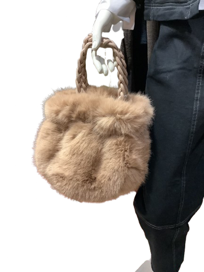 Alex•Max - Fluffy Bag Beige