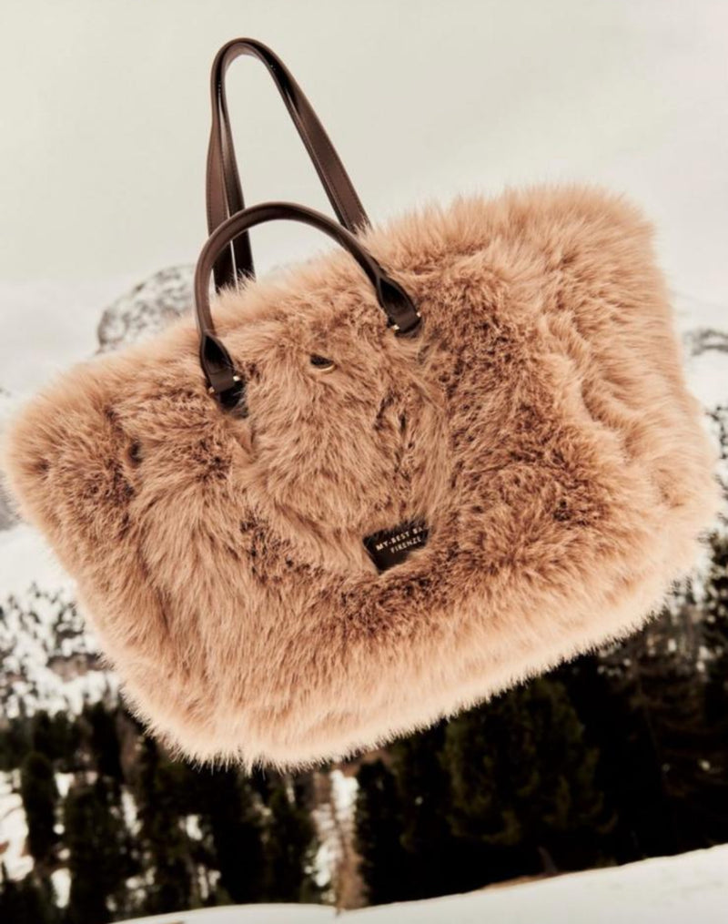 My Best Bag Firenze - Atena Reversible Bag Fur Chocolate