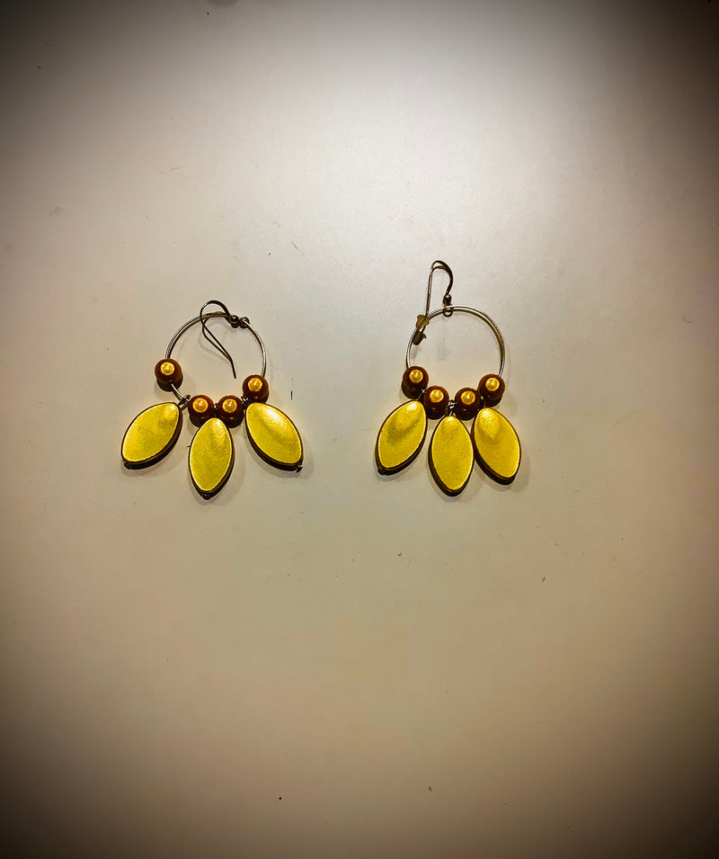 Linda Toye - Lola Earring Okra