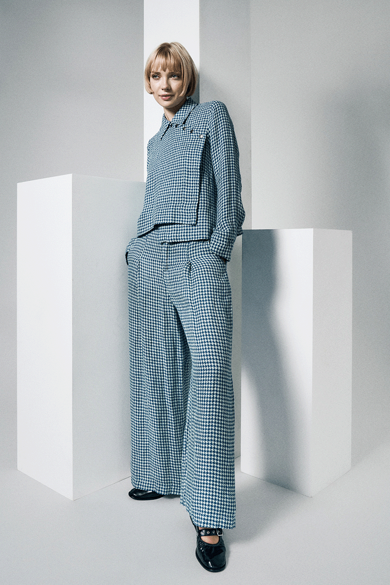Bitte Kai Rand – Chesu Trousers Checkered Black/White