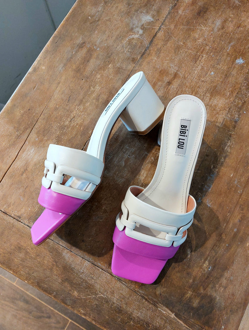 Bibi Lou - Holly Sandal White/Pink