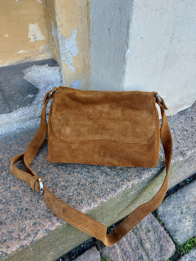 Unisa - Handbag Suede Brown