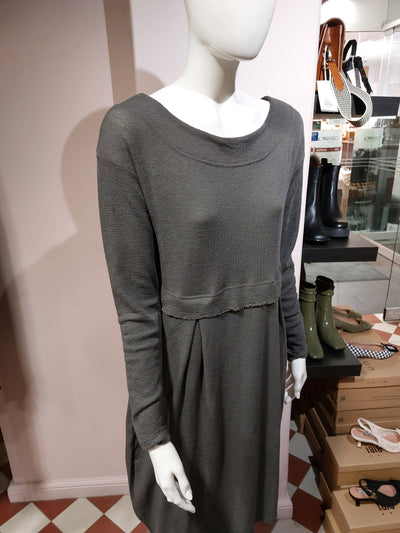 By Basics - Merino Wool Dress Black Coffee