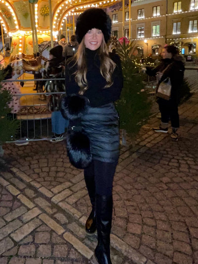 Skhoop - Lina Short Down Skirt Black