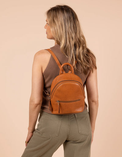 O My Bag - Ivy Mini Backpack Cognac