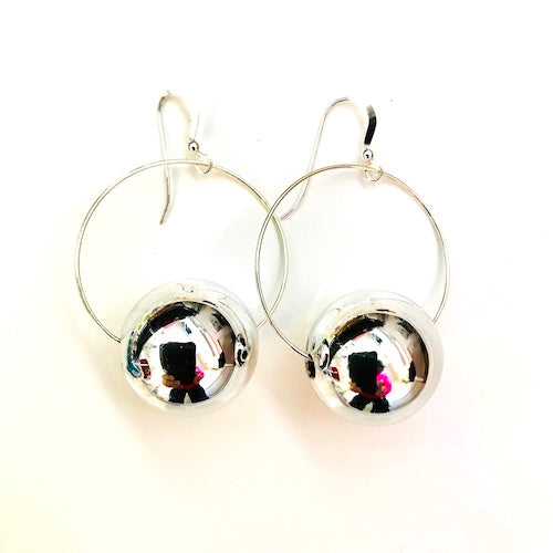 Linda Toye Jewellery - LA Earrings Silver