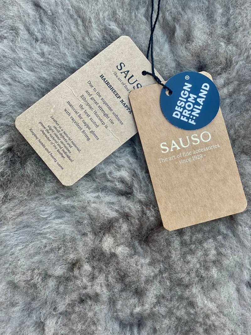 SAUSO – Leather Glove Petrol Green