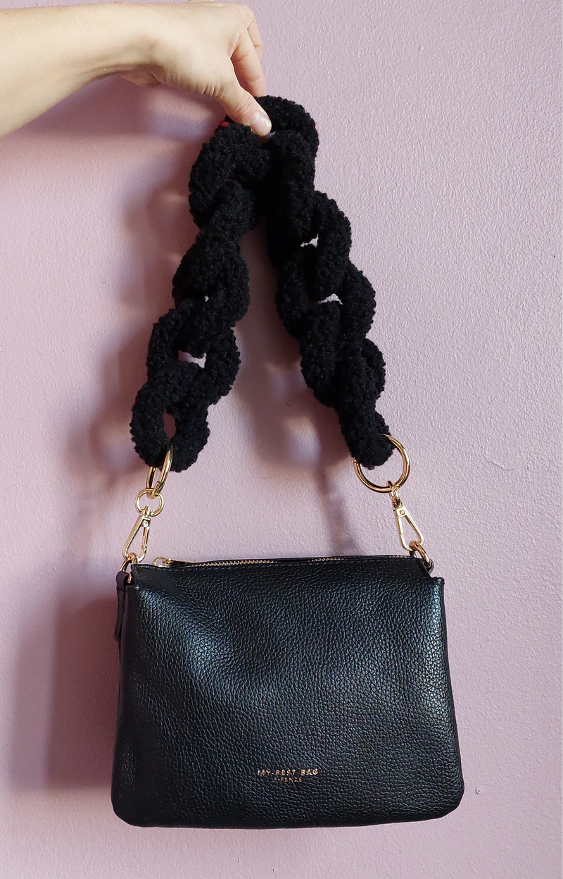 My Best Bag Firenze - Teddy Chain Black