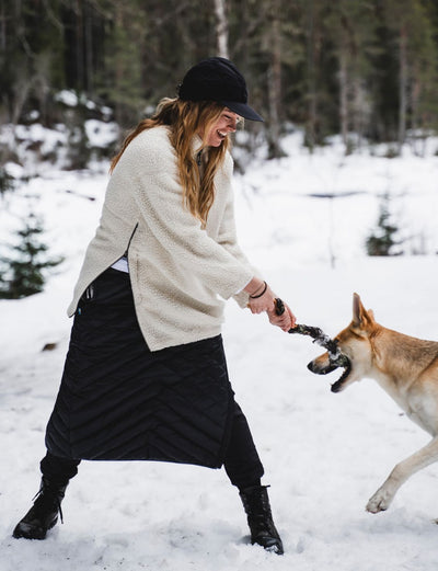 Varg - W Duved Wool Anorak Off White