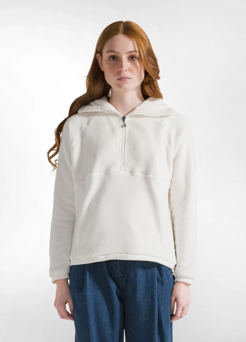 Deha - Fleece Hoodie White