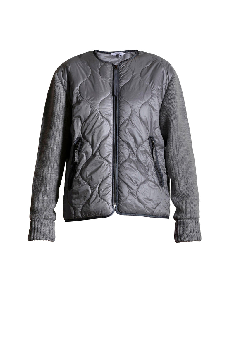 Blue Sportswear - Cajsa Shiny Quilt Jacket Grey