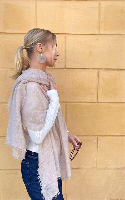 LaSalle - Cashmere Scarf Sand