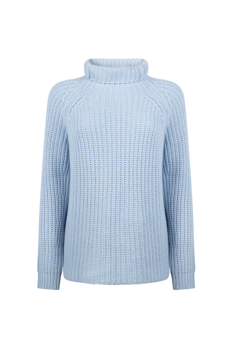LaSalle - Ribbed High Neck Sweater