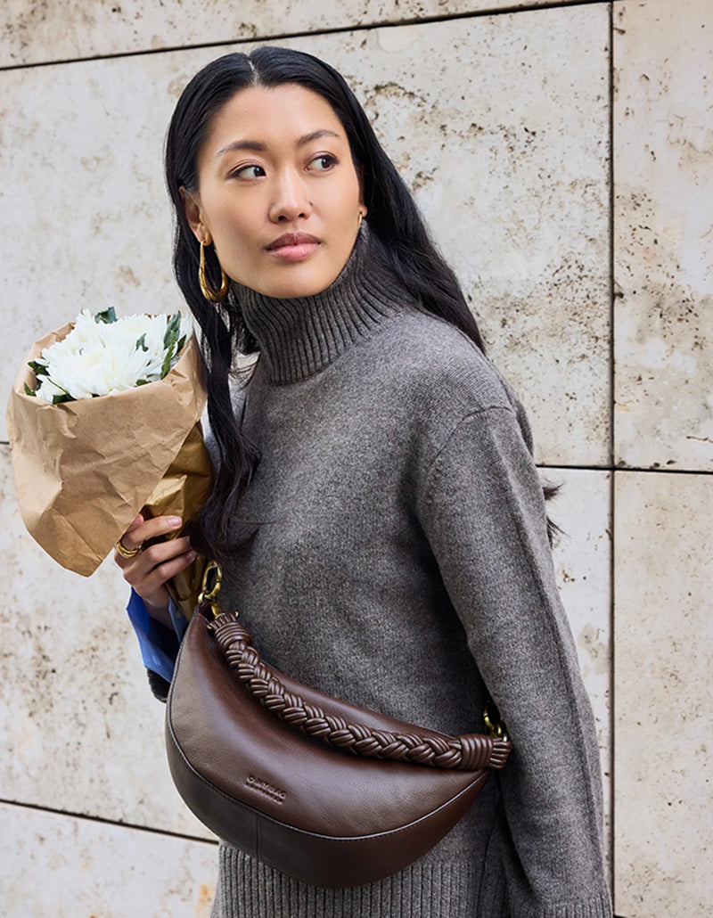 O My Bag - Leo Twisted handle Chocolate