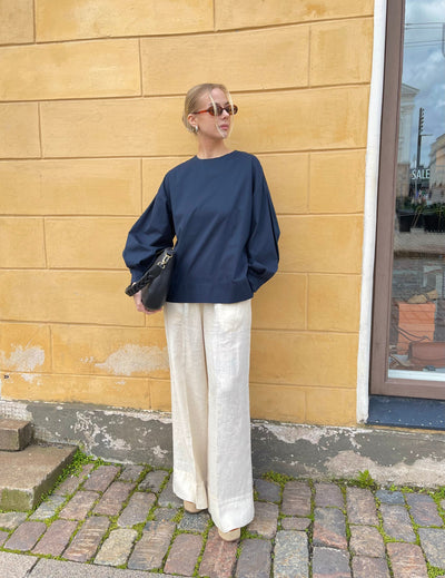 By Basics - Beda Blouse Blue