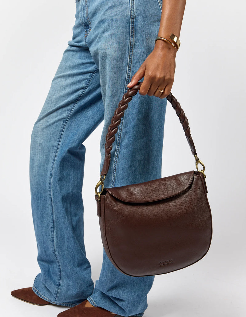 O My Bag Amsterdam - Lana Soft Grain Leather Chocolate