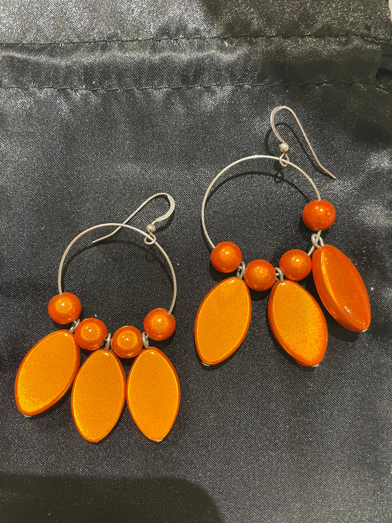 Linda Toye Jewelry - Lola Earring Orange