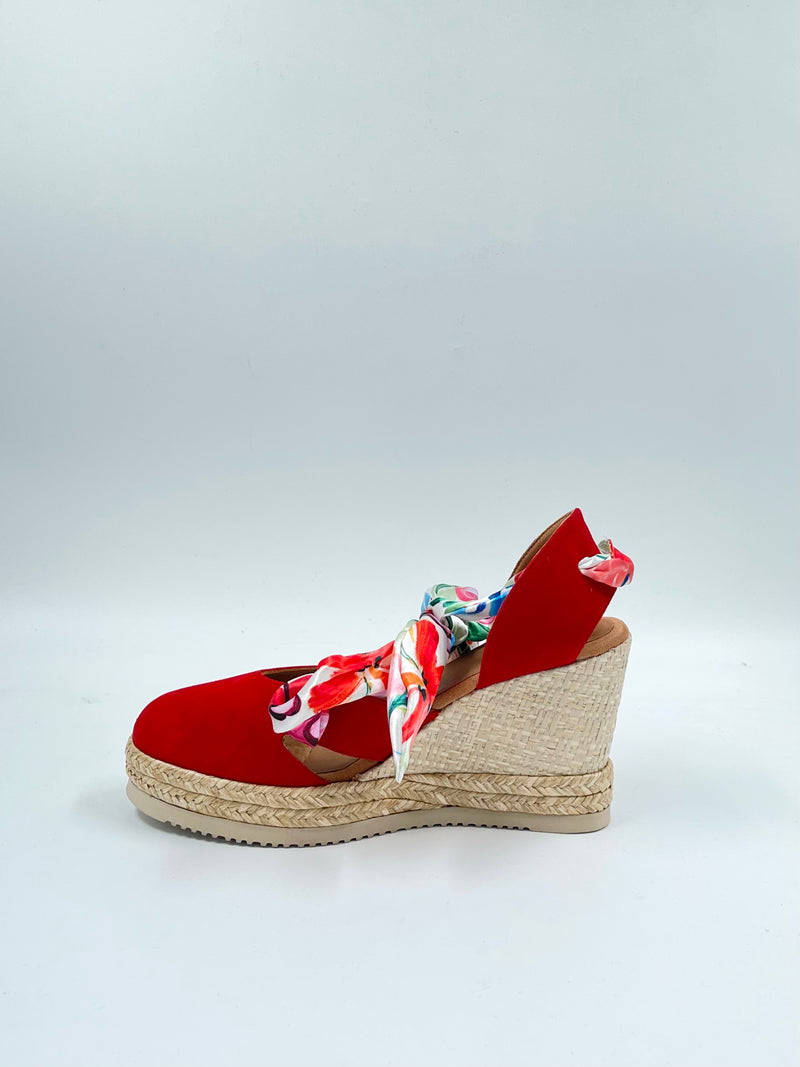 Unisa - Valeria Espadrillo Red