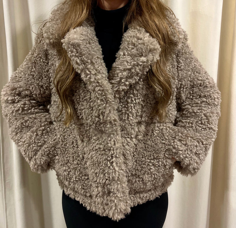 Alex•Max - Alexandra Fur Jacket Beige