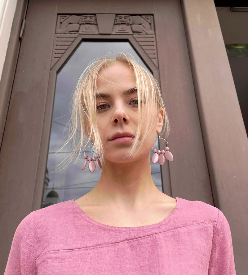 Linda Toye Jewellery - Lola Earring Pink