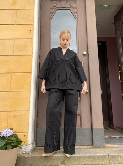 LaSalle - Ajour Shirt Black