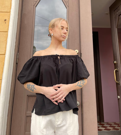 Costamani - Baloo Off Shoulder Blouse Black