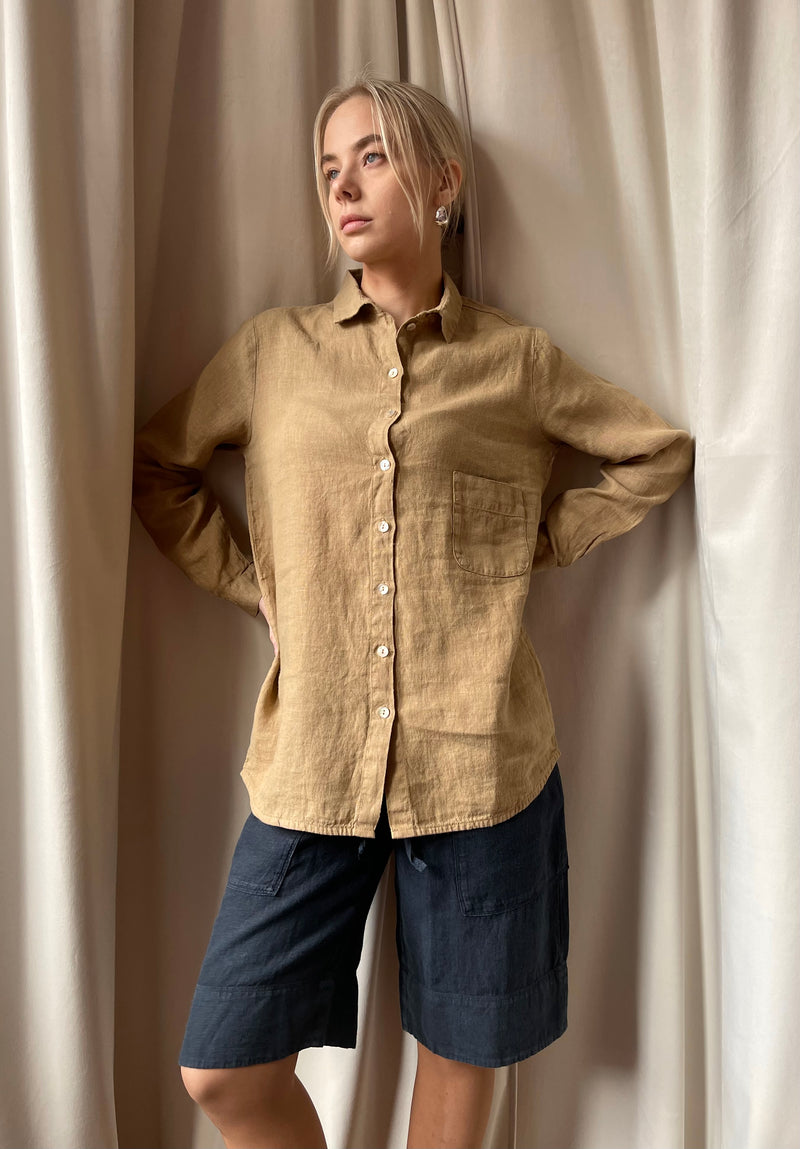 By Basics - Linen Shirt Desert