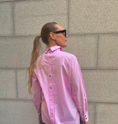 Bitte Kai Rand - Cotton Shirt With Back Fastening Light Pink