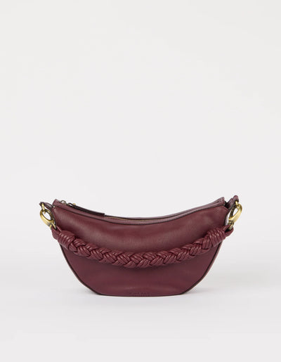 O My Bag - Leo Twisted handle Dark Cherry