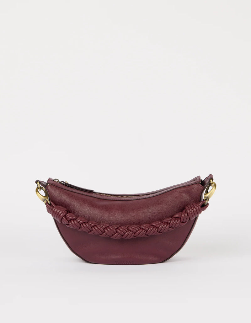 O My Bag - Leo Twisted handle Dark Cherry
