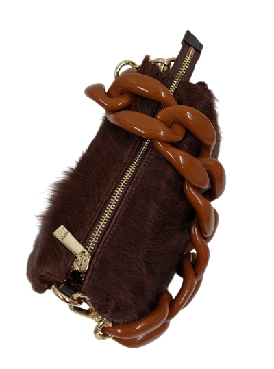 My Best Bag Firenze - Christina Fur Mini Brown