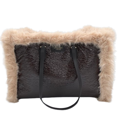 My Best Bag Firenze - Atena Reversible Bag Fur Chocolate