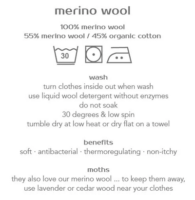 By Basics - Merino Wool Pants Grain Melange