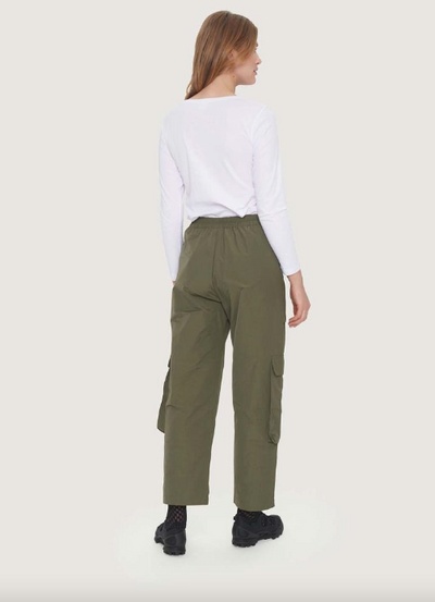 Bitte Kai Rand - Poplin Trousers With Pockets Deep Forest