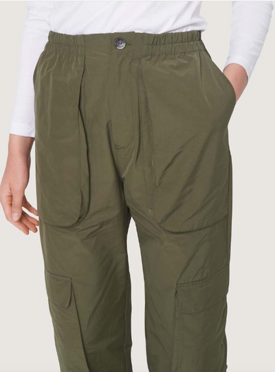 Bitte Kai Rand - Poplin Trousers With Pockets Deep Forest