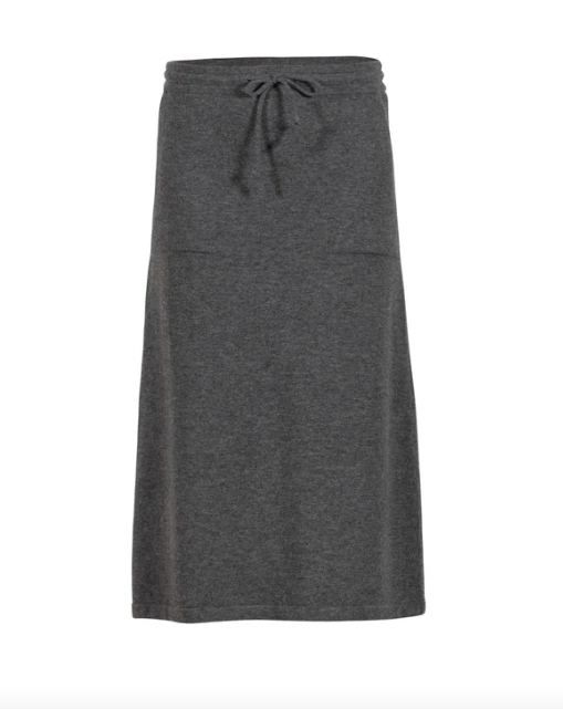 Blue Sportswear - Carmen Wool Knit Skirt Iron Grey Melange