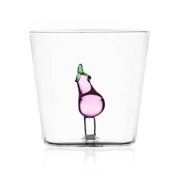 Ichendorf Milano - Glass With Eggplant