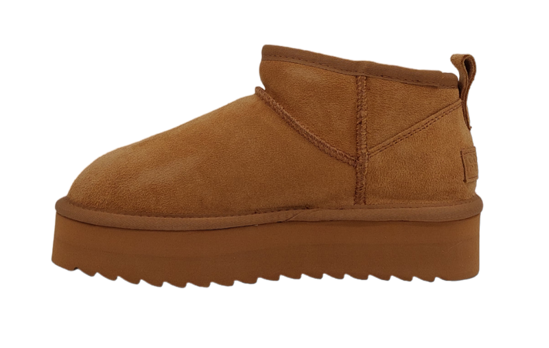 Colors Of California - Bea Platform Winter Boot Camel