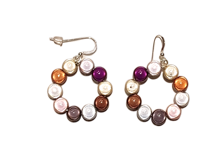 Linda Toye Jewellery - Jackie O Earrings Multicolor