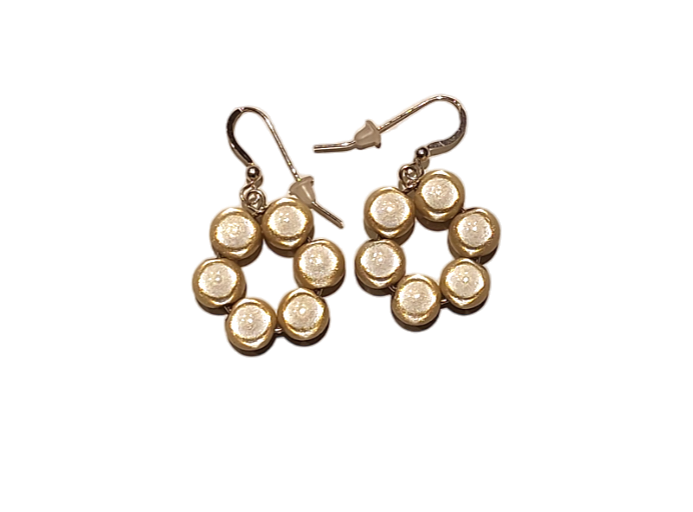 Linda Toye Jewellery - Layla Mini Earring in Cream