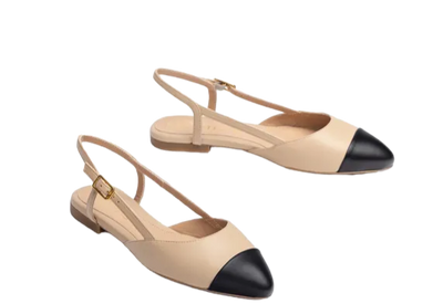 Unisa - Slingback Nude/Black