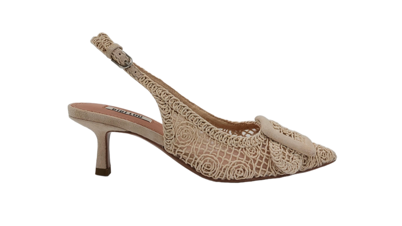 Bibi Lou - Hannah Slingback Off-White