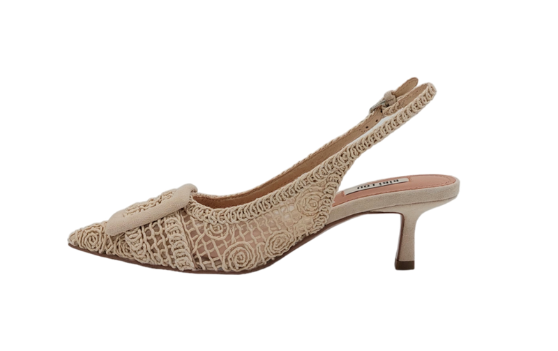 Bibi Lou - Hannah Slingback Off-White