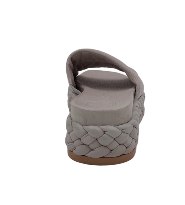 Unisa - Sandal With Plaited Block Heel Clay