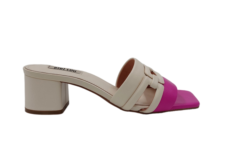 Bibi Lou - Holly Sandal White/Pink