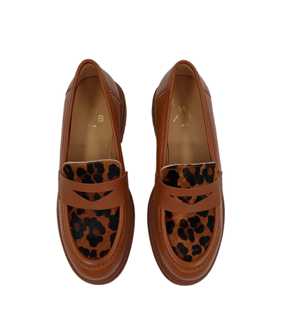 KMB - Rio Loafer Cognac Leopard