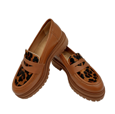 KMB - Rio Loafer Cognac Leopard