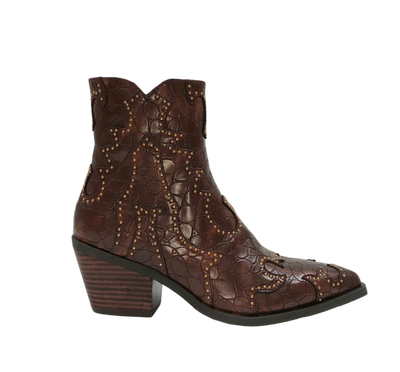 Noa Harmon - Miranda Cowboy Boot Dark Brown