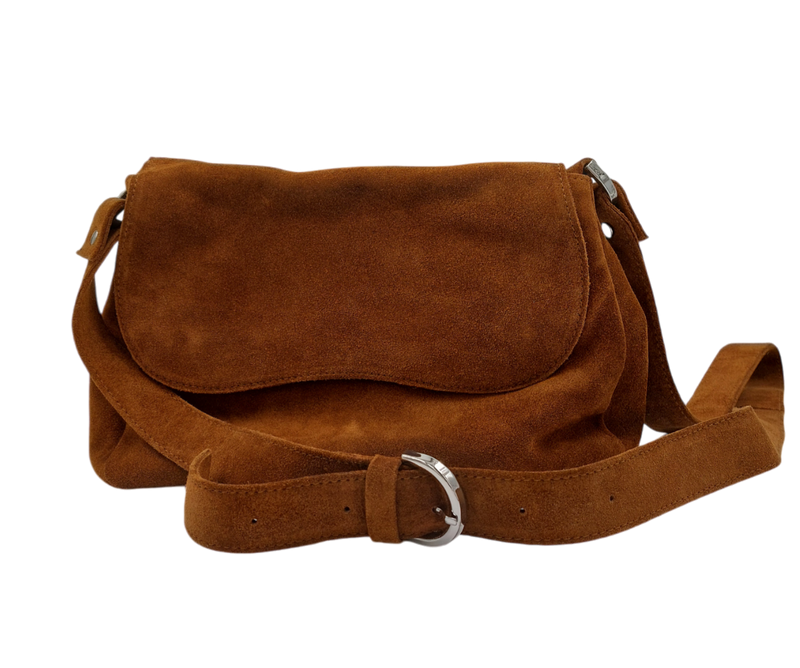 Unisa - Handbag Suede Brown