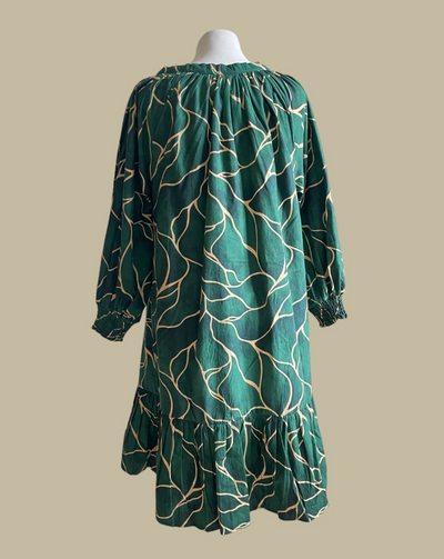 Erfurt Luxury - Cotton Dress Green